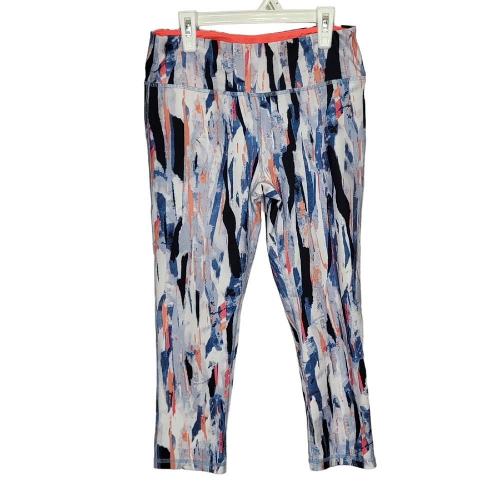 MARIKA TEK Capri Leggings Women's Sz Medium 8-10 Athletic Performance Muti Color